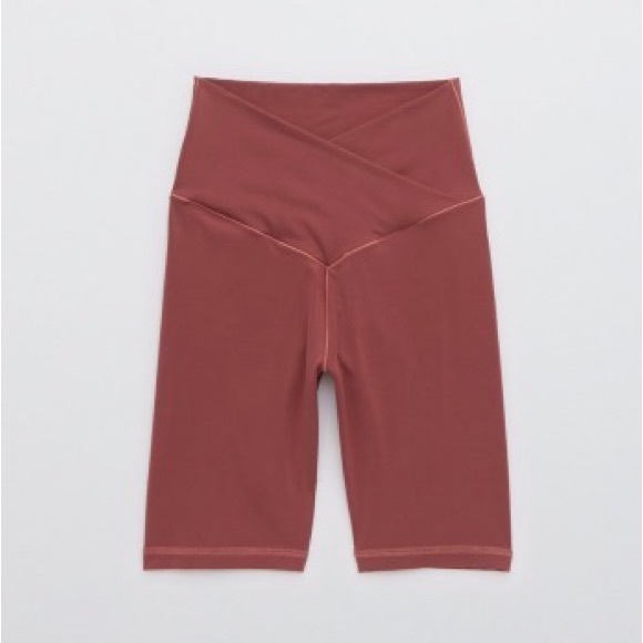 aerie Pants - OFFLINE By Aerie Real Me Crossover 7" Bike Short in Earthen